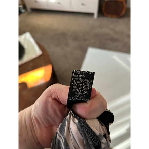 Women's AB STUDIO Black & White Abstract Print Dress XL - Picture 9 of 9